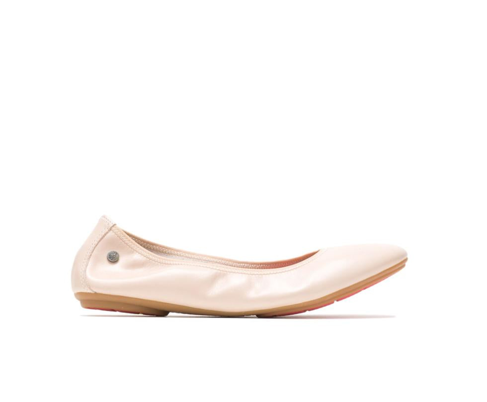 Hush Puppies Chaste Ballet Nude Leather | Women Flats &amp; Slip-Ons