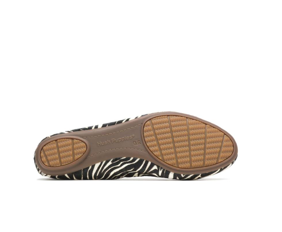 Hush Puppies Chaste Ballet Zebra Calf Hair | Women Flats &amp; Slip-Ons