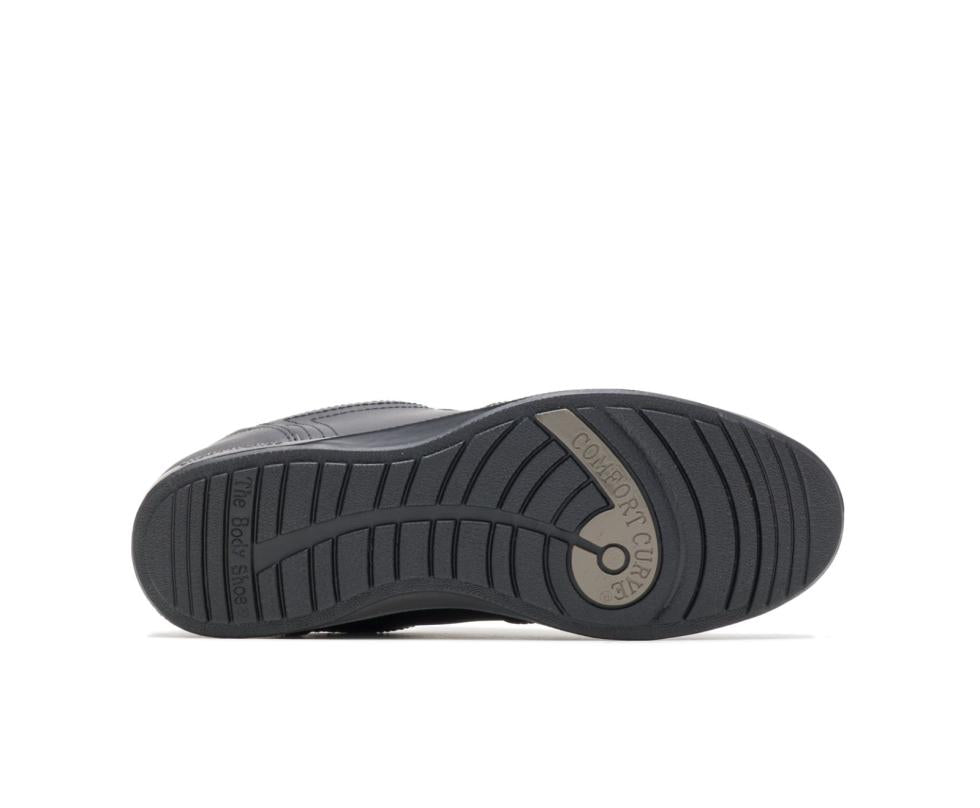 Hush Puppies Classic Walker Black Leather | Women Walking Shoes