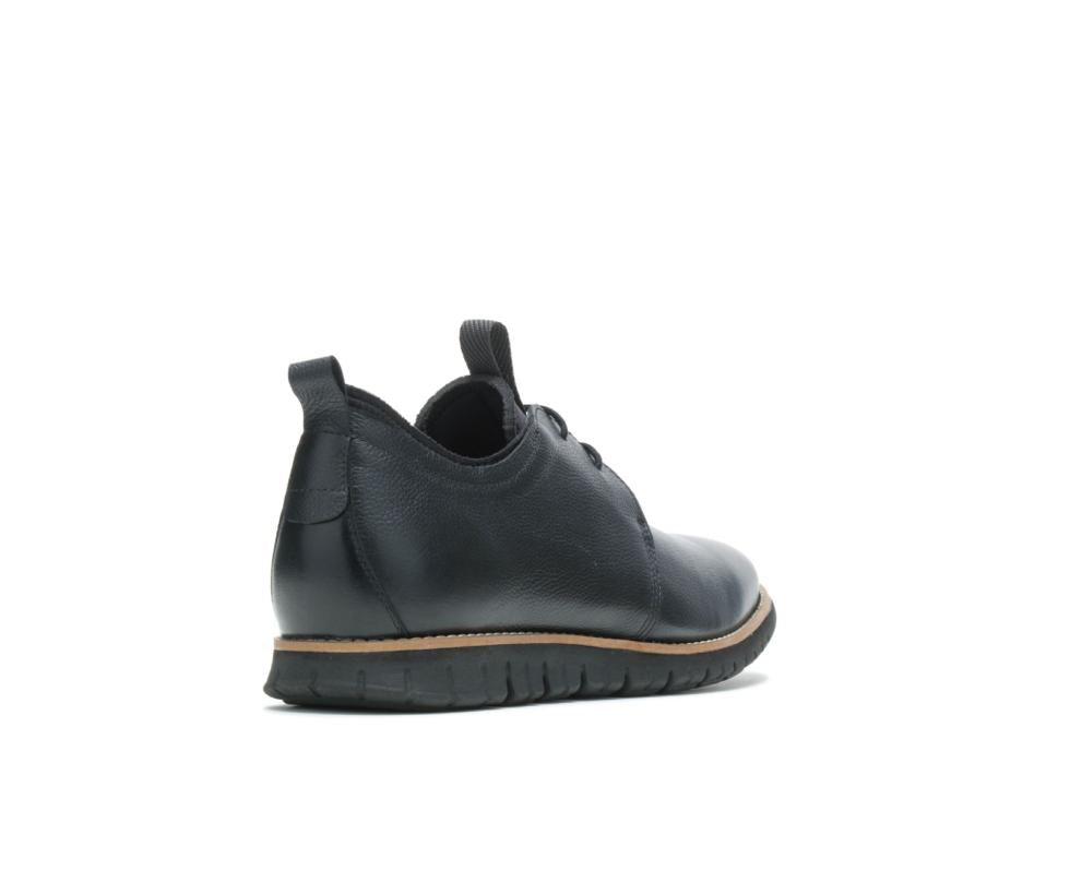 Hush Puppies Colby Oxford Black Leather | Men Sneakers
