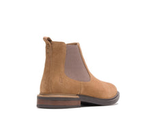 Hush Puppies Davis Chelsea Boot Chestnut Suede | Men Boots