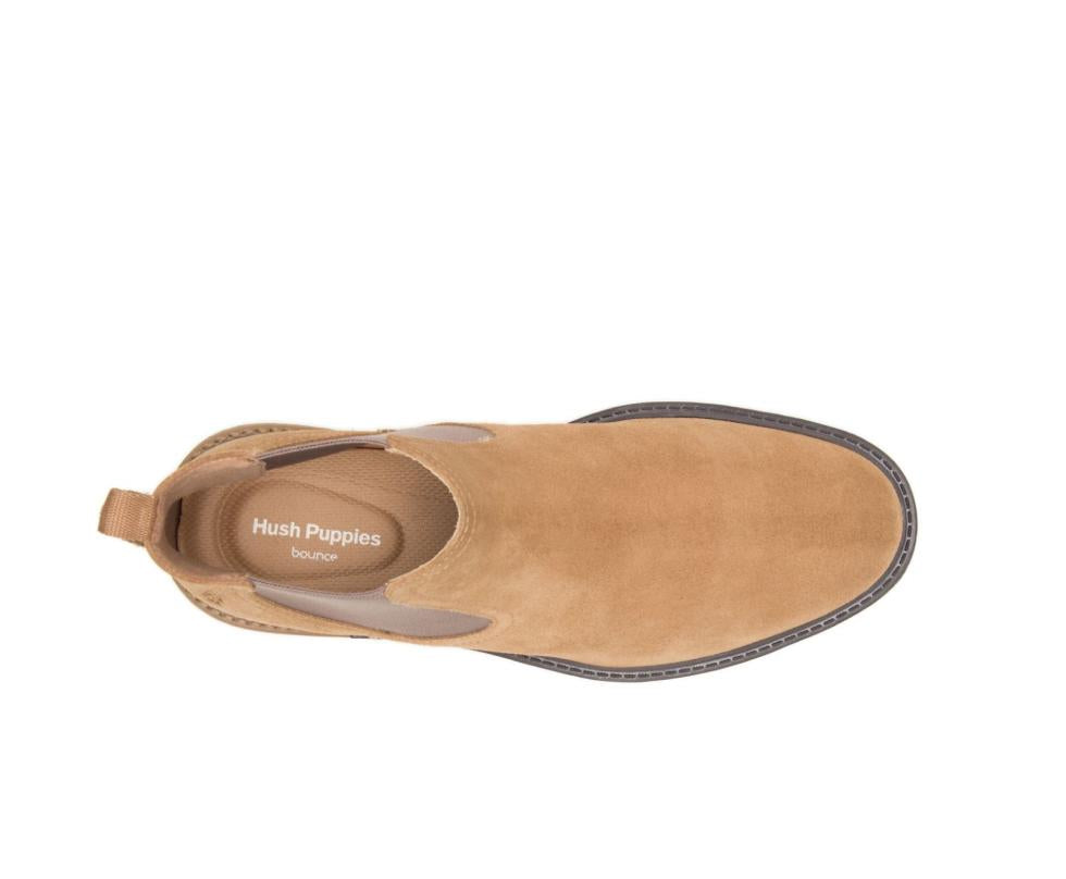 Hush Puppies Davis Chelsea Boot Chestnut Suede | Men Boots