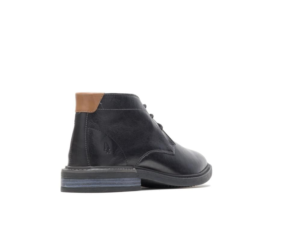 Hush Puppies Davis Chukka Boot Black Leather | Men Boots