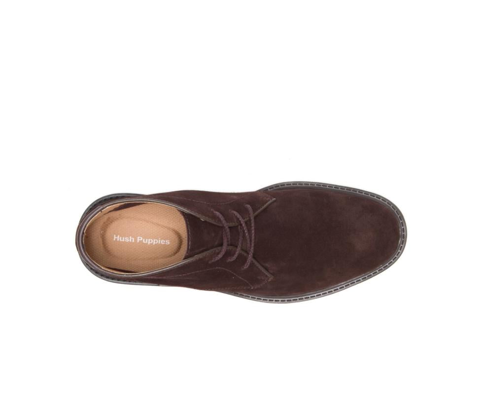 Hush Puppies Davis Chukka Boot Espresso Suede | Men Boots