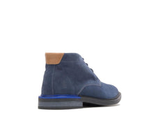 Hush Puppies Davis Chukka Boot Navy Suede | Men Boots