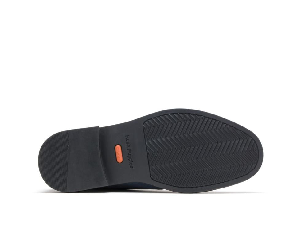 Hush Puppies Davis Chukka Boot Navy Suede | Men Boots