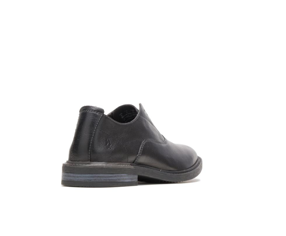 Hush Puppies Davis Slip-On Oxford Black Leather | Men Oxfords