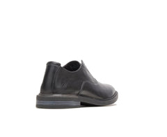 Hush Puppies Davis Slip-On Oxford Black Leather | Men Oxfords