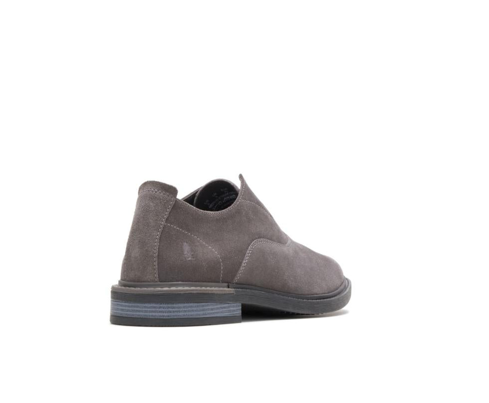 Hush Puppies Davis Slip-On Oxford Dark Grey Suede | Men Oxfords