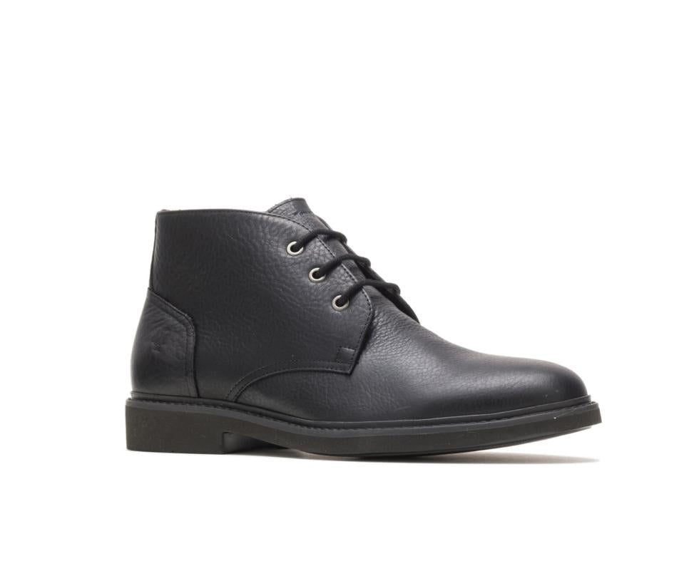 Hush Puppies Detroit Chukka Black Leather | Men Boots