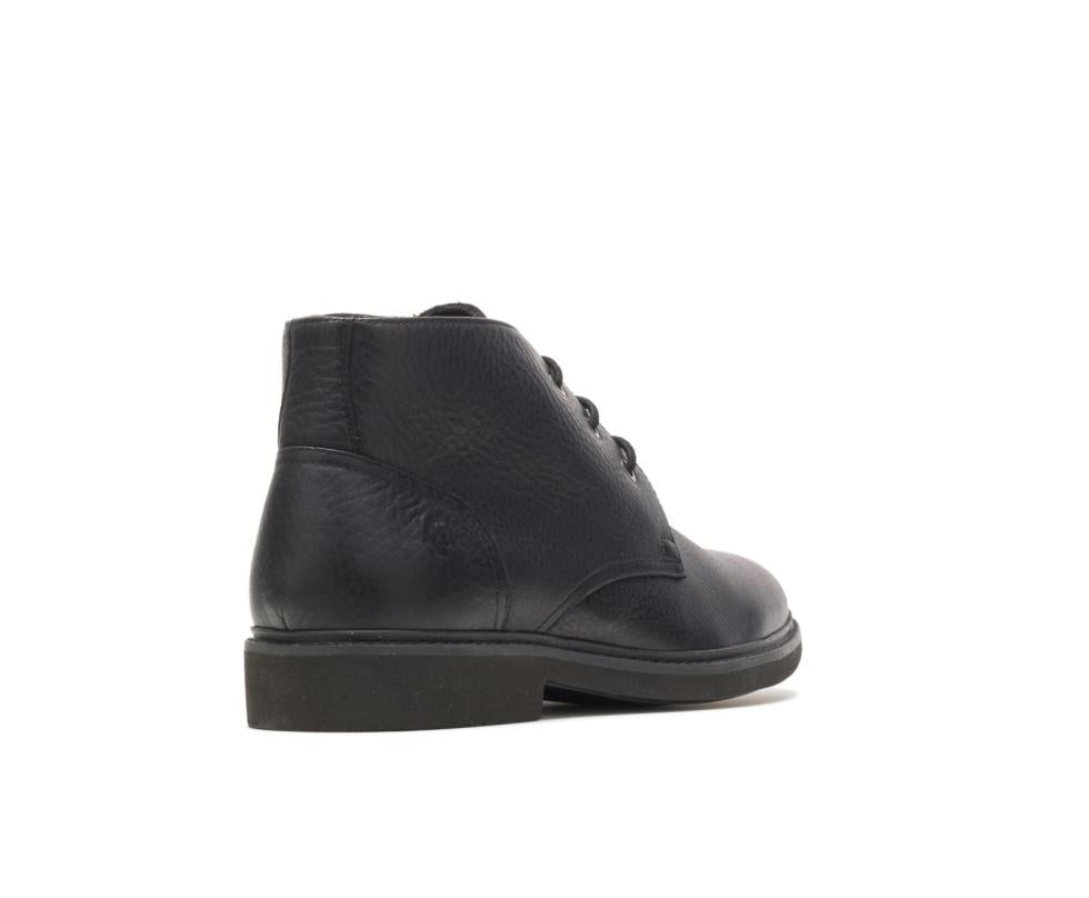 Hush Puppies Detroit Chukka Black Leather | Men Boots