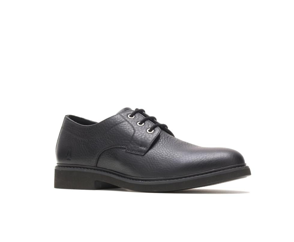 Hush Puppies Detroit Plain Toe Oxford Black Leather | Men Oxfords