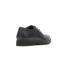 Hush Puppies Detroit Plain Toe Oxford Black Leather | Men Oxfords