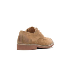 Hush Puppies Detroit Plain Toe Oxford Chestnut Suede | Men Oxfords