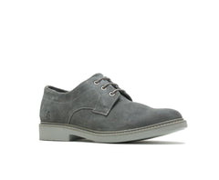 Hush Puppies Detroit Plain Toe Oxford Dark Grey Suede | Men Oxfords