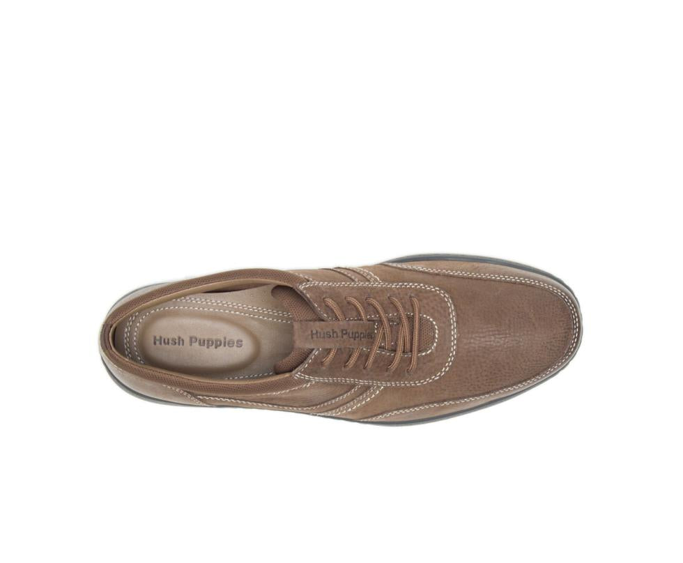 Hush Puppies Elkhound Mt Oxford Pine Brown Nubuck | Men Oxfords