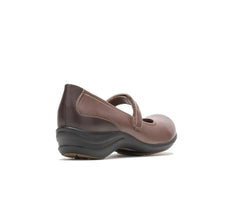 Hush Puppies Epic Mary Jane Dark Brown Leather | Women Walking Shoes