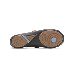 Hush Puppies Epic Mary Jane Dark Brown Leather | Women Walking Shoes