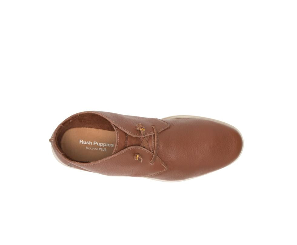 Hush Puppies Everyday Chukka Cognac Leather | Men Boots