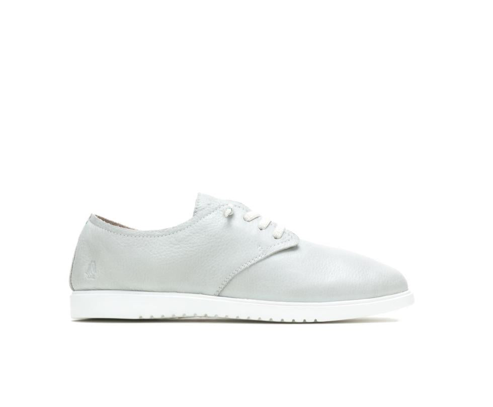 Hush Puppies Everyday Lace Up Vapor Grey Leather | Women Sneakers