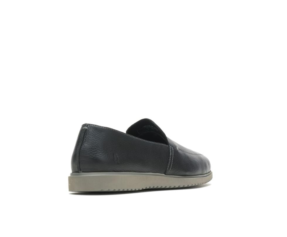 Hush Puppies Everyday Slip-On Black Leather | Men Sneakers