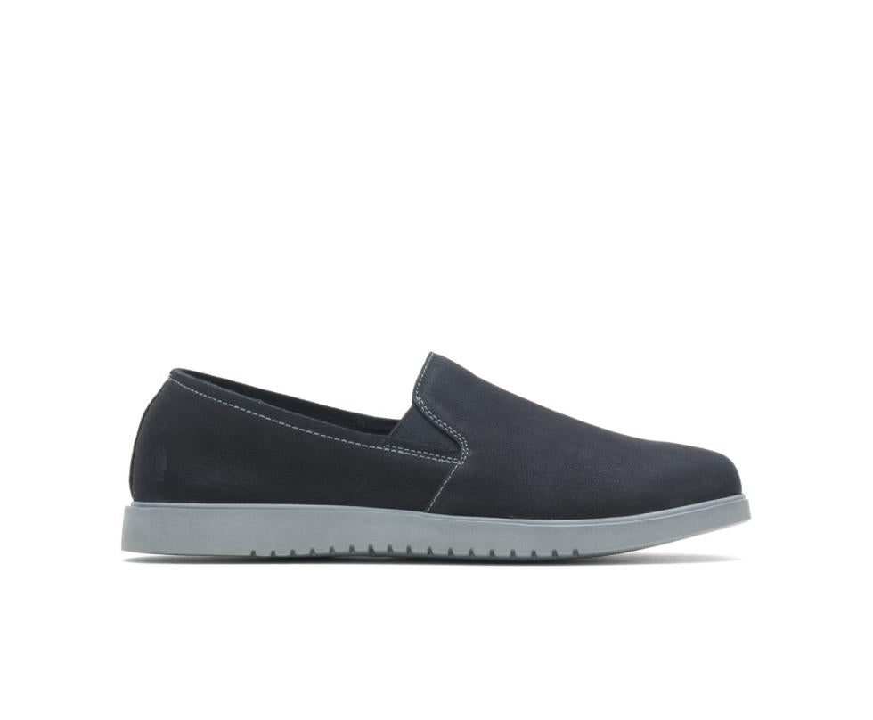 Hush Puppies Everyday Slip-On Black Nubuck | Women Sneakers