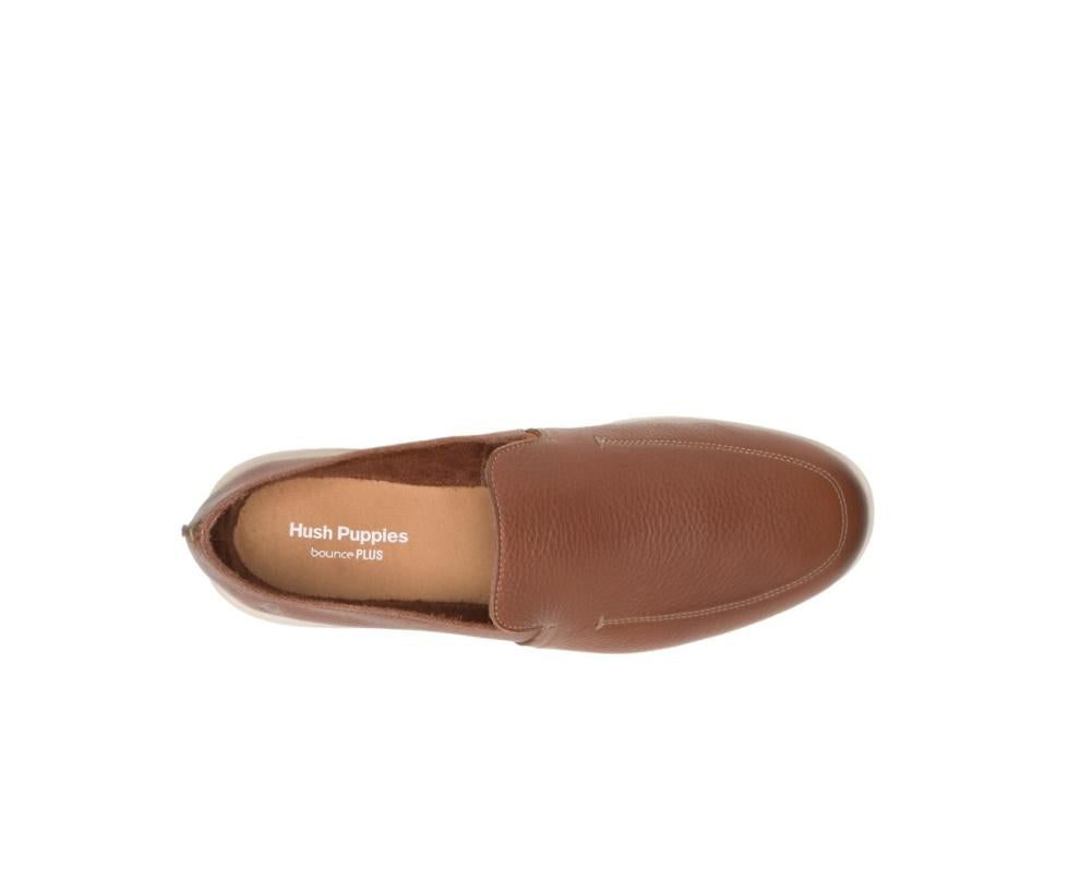 Hush Puppies Everyday Slip-On Cognac Leather | Men Sneakers