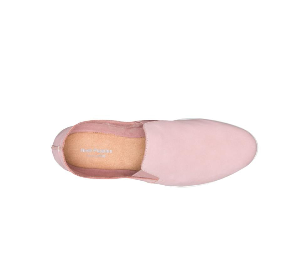 Hush Puppies Everyday Slip-On Pale Blush Nubuck | Women Sneakers