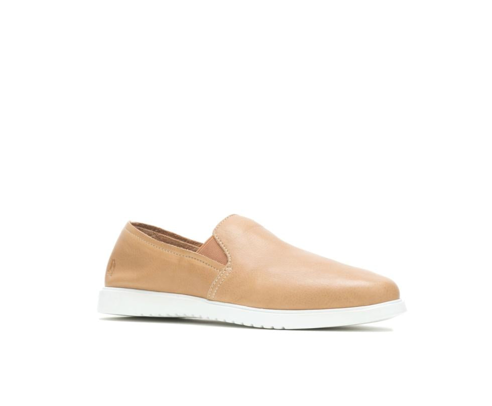 Hush Puppies Everyday Slip-On Tan Leather | Women Sneakers