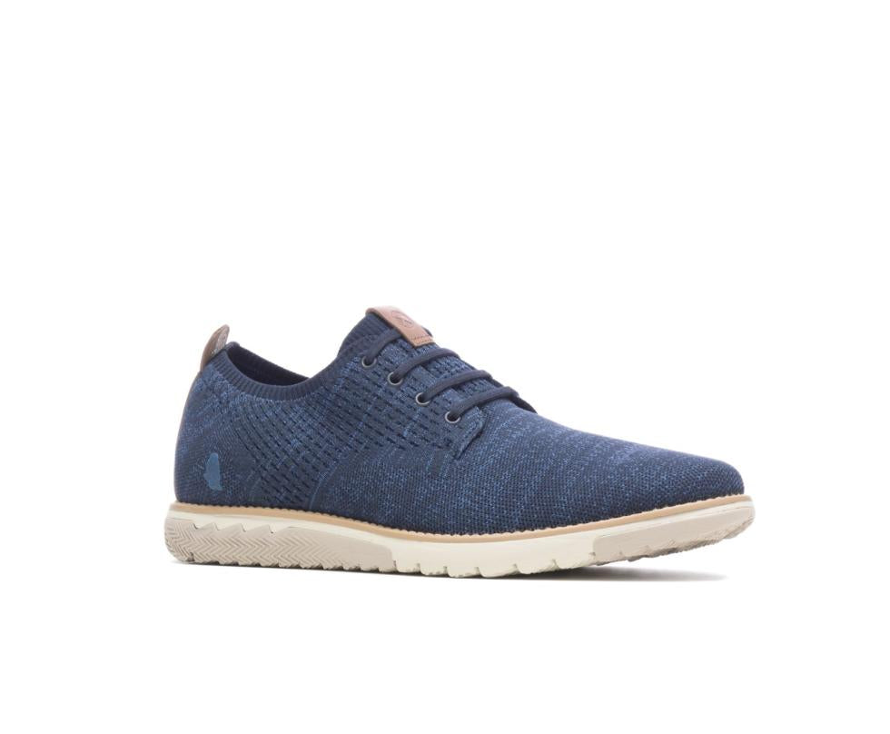 Hush Puppies Expert Knit Plain Toe Oxford Navy Textile | Men Sneakers