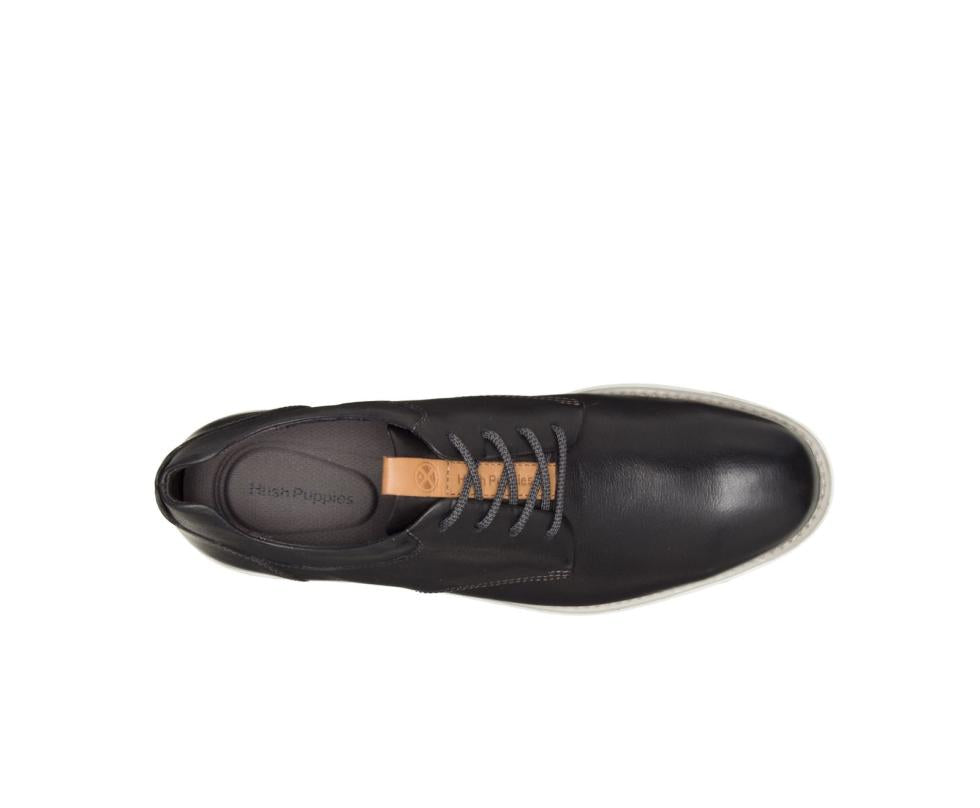 Hush Puppies Expert Pt Lace Up Black Leather | Men Oxfords