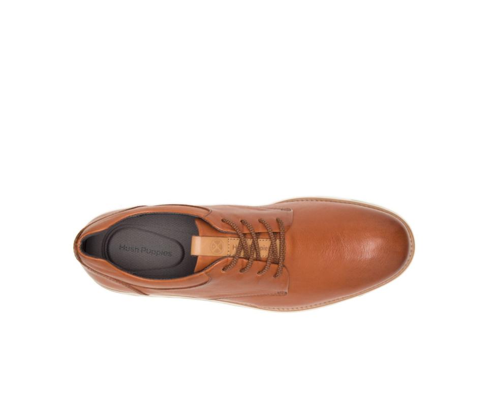Hush Puppies Expert Pt Lace Up Cognac Leather | Men Oxfords
