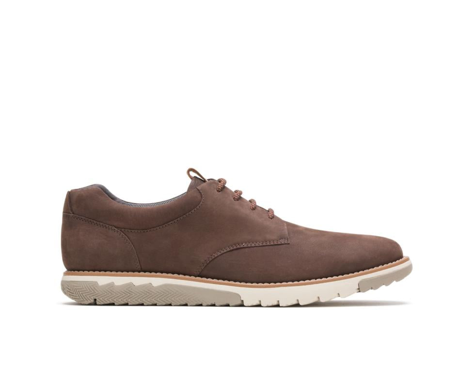 Hush Puppies Expert Pt Lace Up Dark Brown Nubuck | Men Oxfords