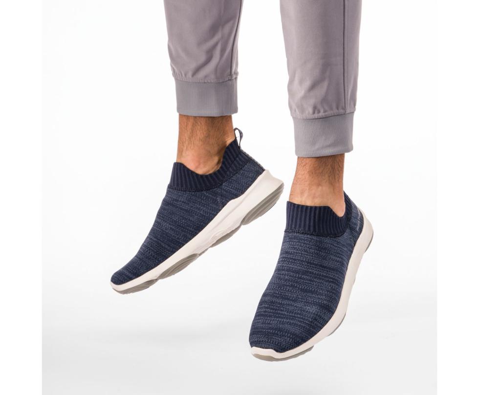 Hush Puppies Free Cool Grey Knit | Men Slip-Ons