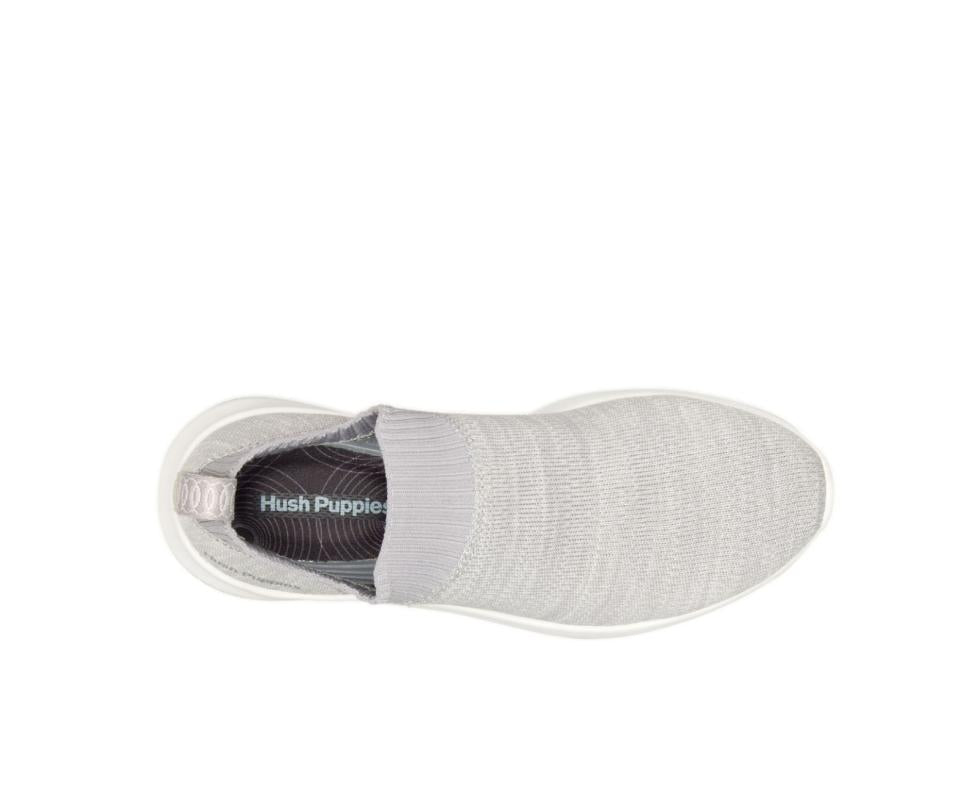 Hush Puppies Free Cool Grey Knit | Women Sneakers
