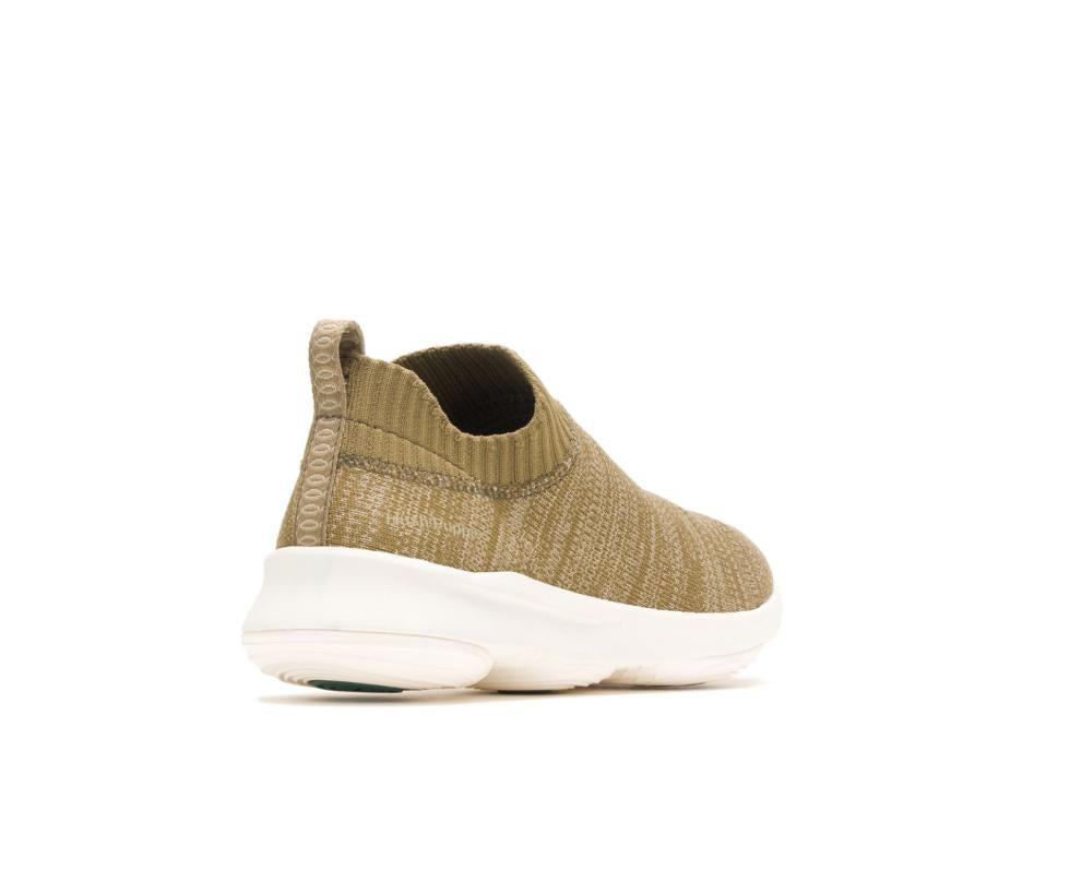 Hush Puppies Free Olive Knit | Men Slip-Ons