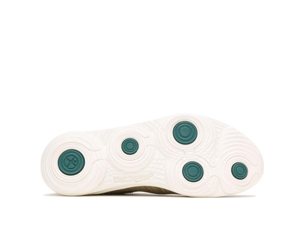 Hush Puppies Free Olive Knit | Men Slip-Ons