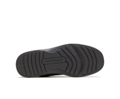 Hush Puppies Gil Black Leather | Men Walking Shoes