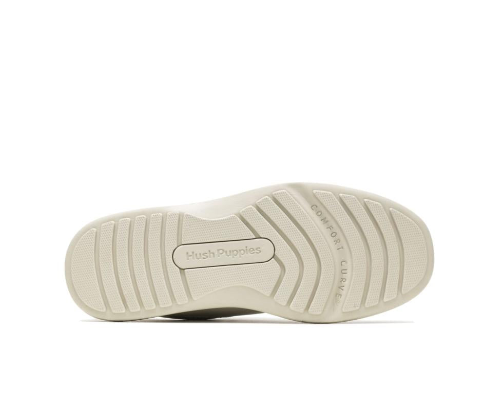 Hush Puppies Gil Sport White Leather | Men Walking Shoes