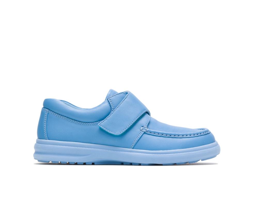 Hush Puppies Gil Surf Blue Leather | Men Walking Shoes