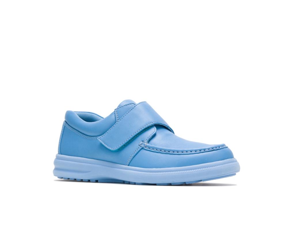 Hush Puppies Gil Surf Blue Leather | Men Walking Shoes