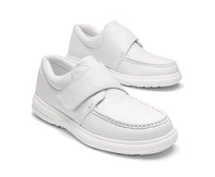 Hush Puppies Gil White Leather | Men Walking Shoes