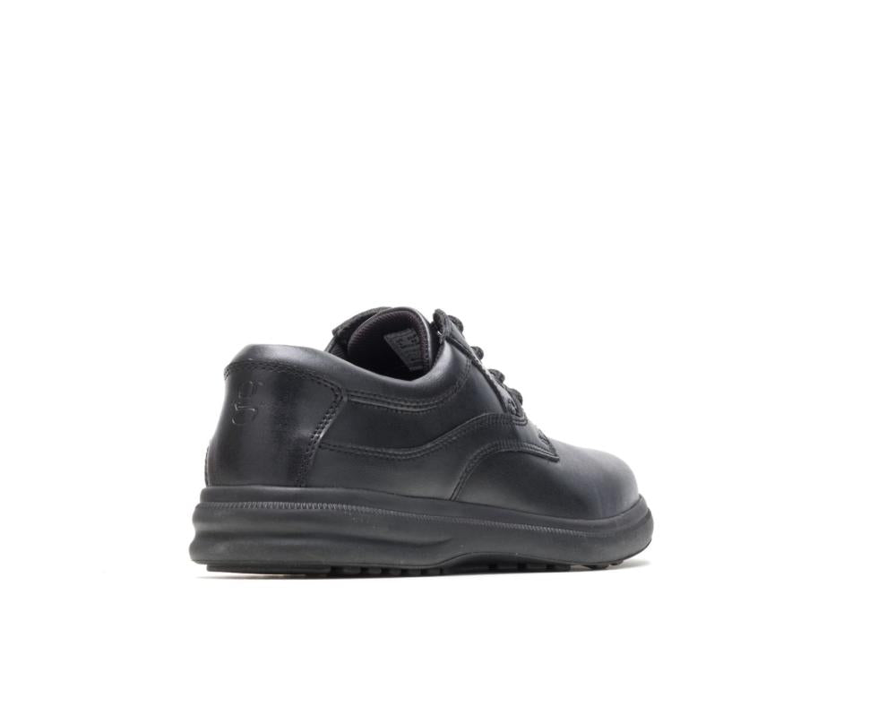 Hush Puppies Glen Black Leather | Men Walking Shoes
