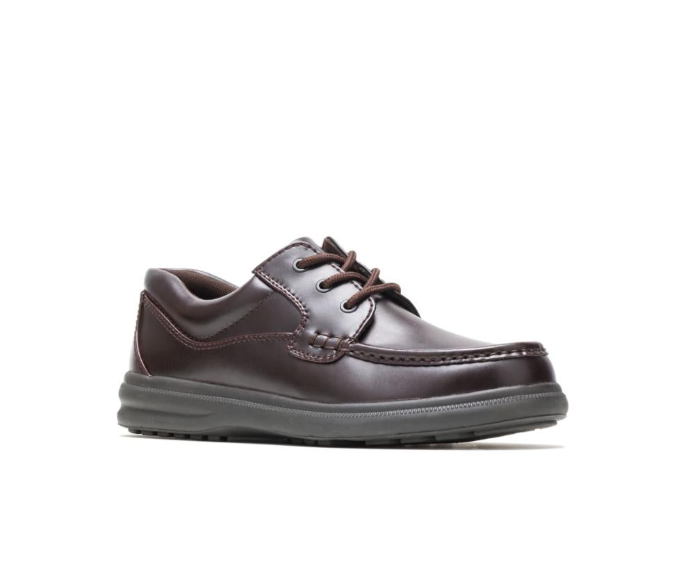 Hush Puppies Gus Dark Brown Pull-up Leather | Men Walking Shoes