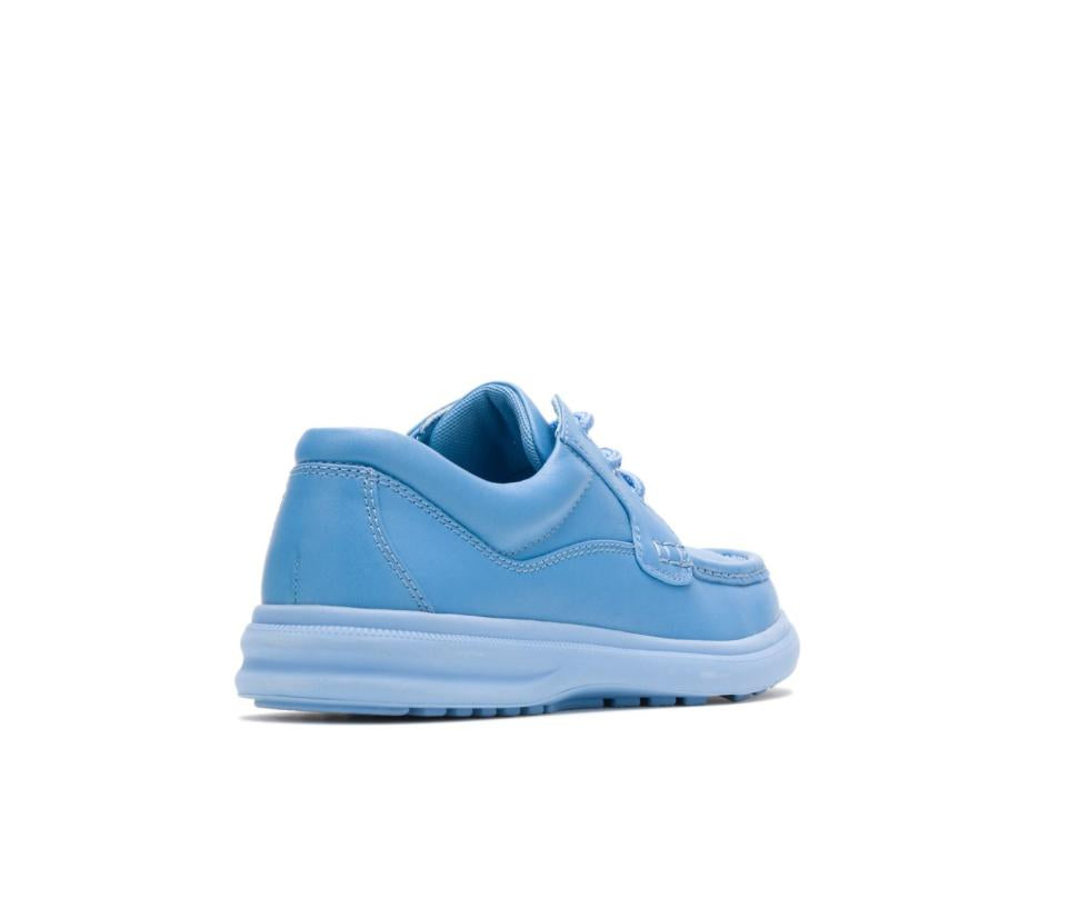 Hush Puppies Gus Surf Blue Leather | Men Walking Shoes