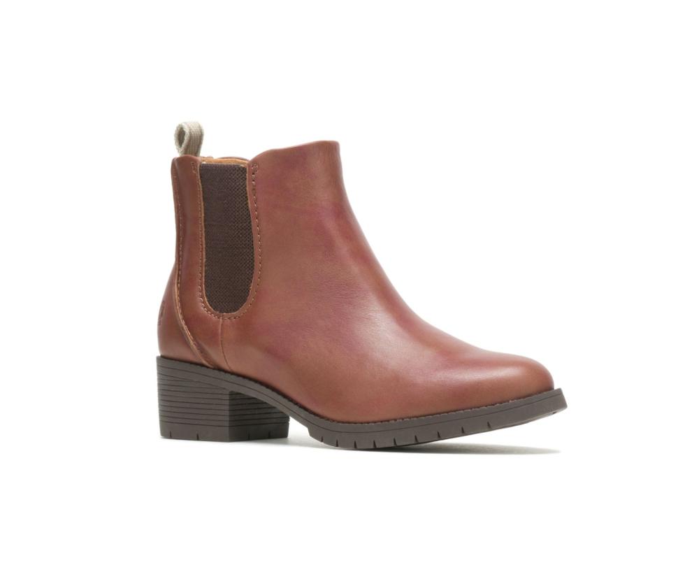 Hush Puppies Hadley Chelsea Boot Cognac Leather | Women Boots
