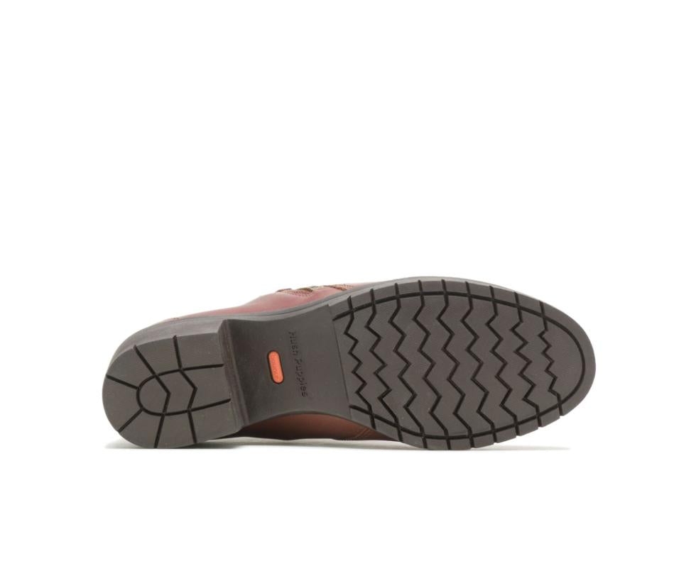 Hush Puppies Hadley Side Zip Boot Cognac Leather | Women Boots