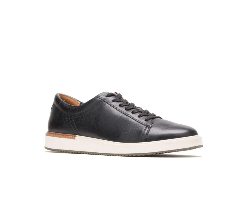 Hush Puppies Heath Sneaker Black Leather | Men Sneakers