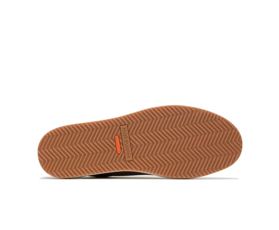 Hush Puppies Heath Sneaker Cognac Leather | Men Sneakers