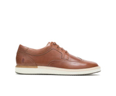 Hush Puppies Heath Wingtip Oxford Cognac Leather | Men Sneakers